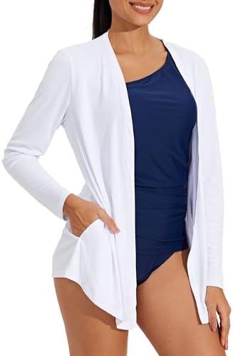 Willit Women's UPF 50+ Long Sleeve Sun Shirts with Pockets Quick Dry