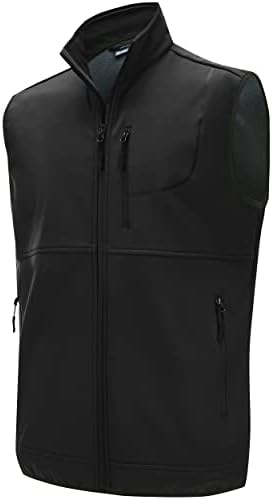 WILLIT Men's Fleece Golf Vest for Golf & Hiking - Soft Warm Winter Outerwear