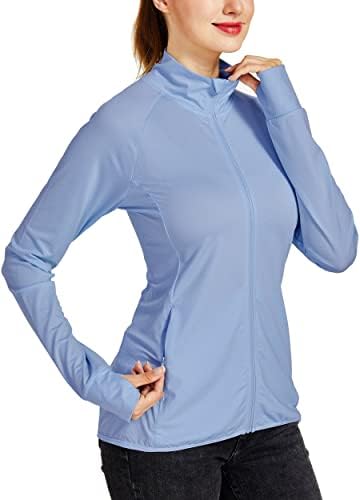 Willit Women's UPF 50+ Sun Protection Jacket Long Sleeve Running Hiking Lightweight